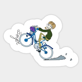 Boyer Biking (color) Sticker